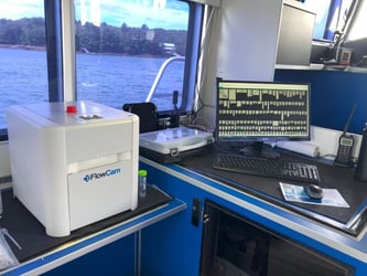 FlowCam aboard Bigelow research vessel RV Bowditch